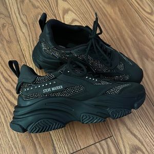 Steve Madden possession rhinestone shoes sz 7